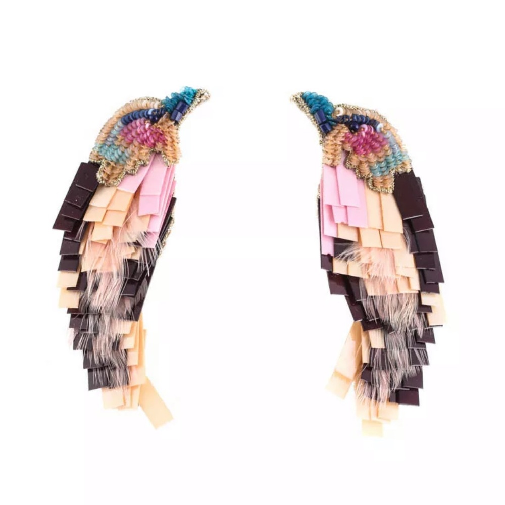 SOLD!    Mignonne Gavigan Bird Earrings